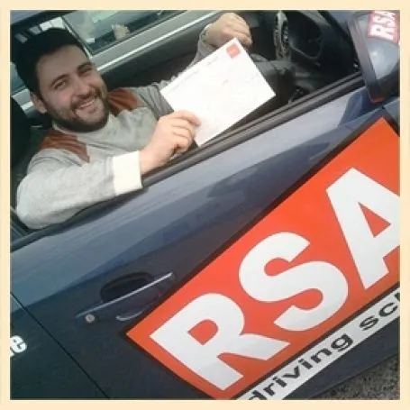 Learner who passed the driving test in an automatic car in Dublin